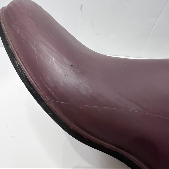 Sam Edelman Tinsley Women’s Rain Boot Burgundy Size 9 - Picture 10 of 13